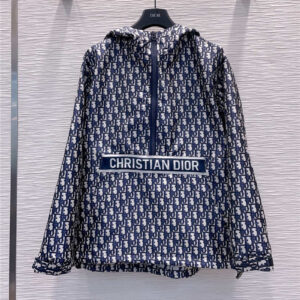 dior classic logo letter hooded sweater
