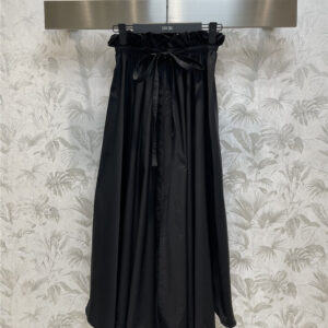 Dior black look tie skirt