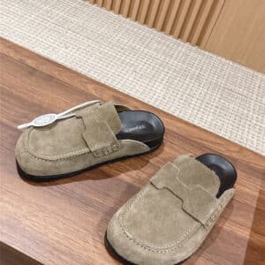 Hermès Moe Mueller's half -drooping shoes