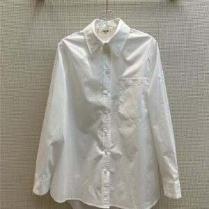 celine boyfriend style white shirt