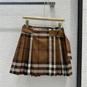 Burberry Vintage plaid element pleated skirt