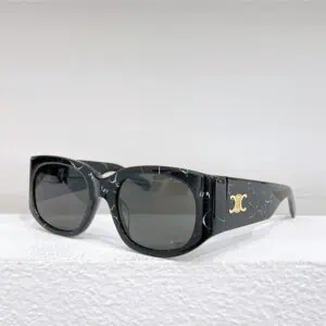 celine classic arc de triomphe metal logo embellished sunglasses