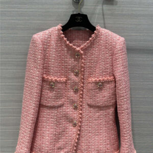 Chanel Cherry Blossom Pink Classic Waist Jacket