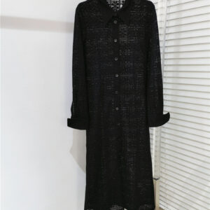 MaxMara delicate lace see-through blouse long coat