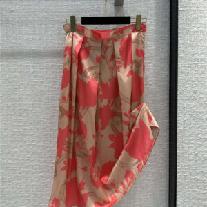 fendi printed long skirt