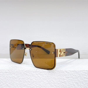 MIUMIU luxury frameless square sunglasses