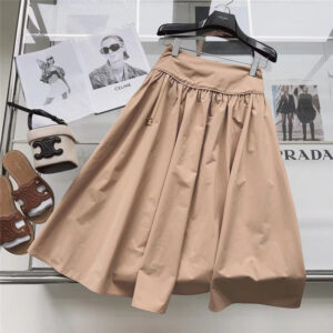 celine new wide waist seal high waist umbrella skirt