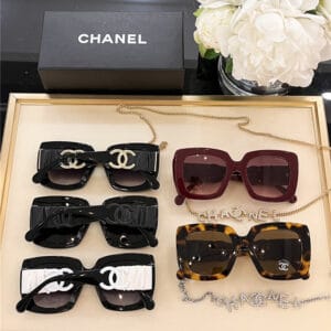 Chanel new diamond chain version sunglasses