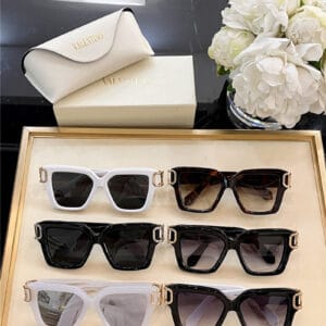 valentino large square frame sunglasses