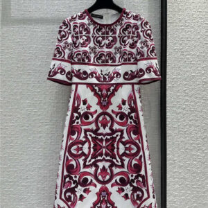 Dolce & Gabbana d&g print dress