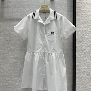 miumiu girls' generation white shirt dress