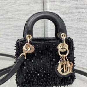 lady dior beads micro bag