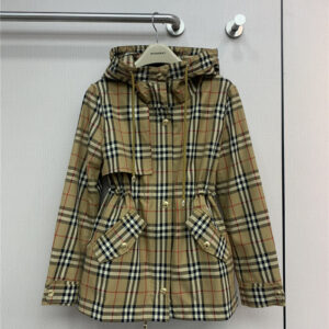 Burberry Check Hooded Jacket