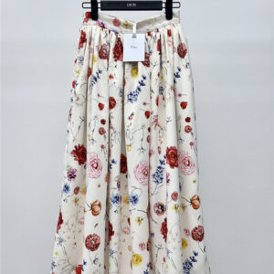 dior dior iviera flower print skirt