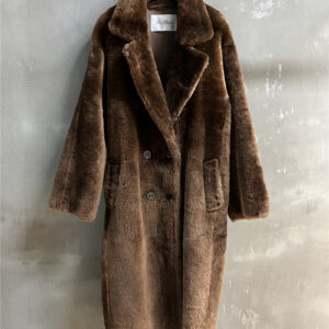 Maxmara fur integrated long coat