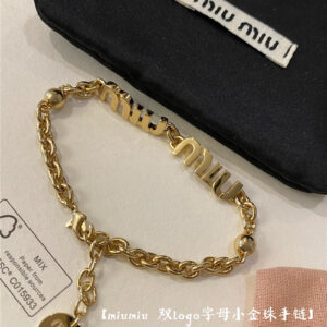 miumiu hollow letter bracelet