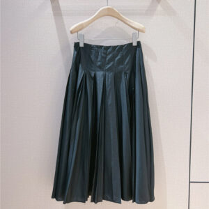 dior positioning pleated skirt
