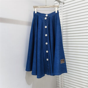 gucci spring and summer new tencel denim skirt