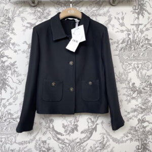 Dior early autumn new heavy silk wool suit jacket