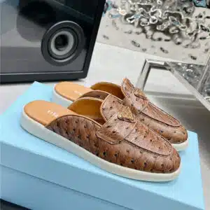 prada new loafers half slippers