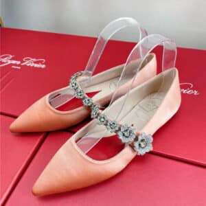 Roger vivier wedding shoes snow diamond series high heels