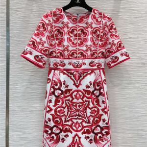Dolce & Gabbana d&g new print dress