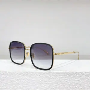 Chanel hot fashion plate and metal frame sunglasses