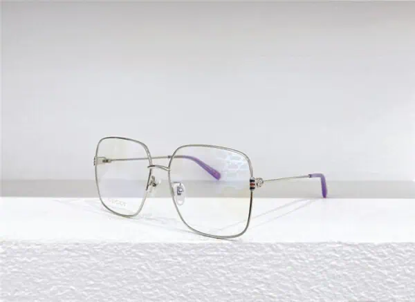 gucci new classic striped square optical glasses
