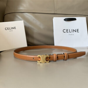 celine reversible belt in original smooth calfskin