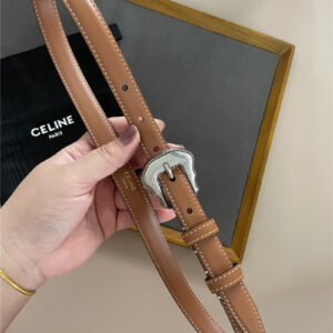 celine new metal buckle belt