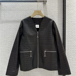 Hermès crocodile leather jacket