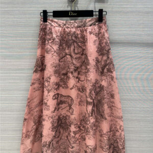 Dior early autumn new product Chez Moi series mid-length skirt