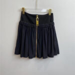 louis vuitton LV large zipper pleated skirt