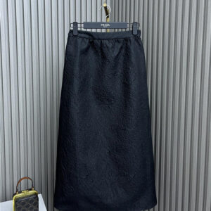dior pleated straight skirt