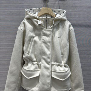 Hermès reversible design padded jacket