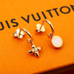 louis vuitton LV Qixi Valentine's Day L multi-element earrings
