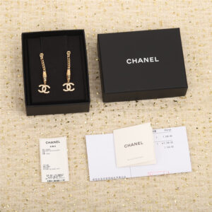 Chanel handmade double c earrings