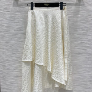fendi technical silk jacquard series skirt