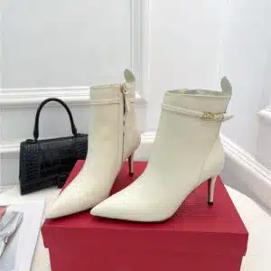valentino new high heel nude boots