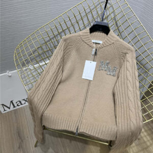 MaxMara new wool cashmere knitted coat
