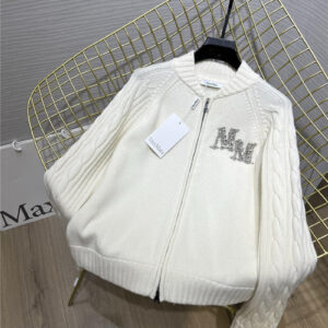 MaxMara new wool cashmere knitted coat