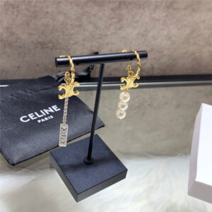 Celine Arc de Triomphe Variety Tassel Earrings