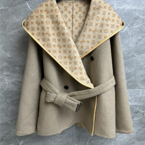 louis vuitton LV short hooded coat