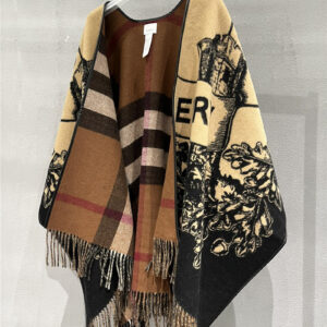 Burberry shawl cape