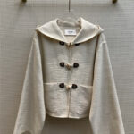 celine witch hooded coat