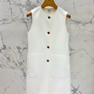 Hermès cashmere long vest