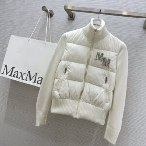 MaxMara elegant down knitted jacket