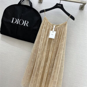 dior heavy embroidery beaded sequin skirt