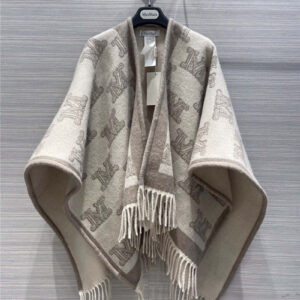 Burberry cashmere shawl large scarf cape