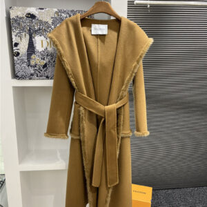MaxMara new hooded cashmere coat